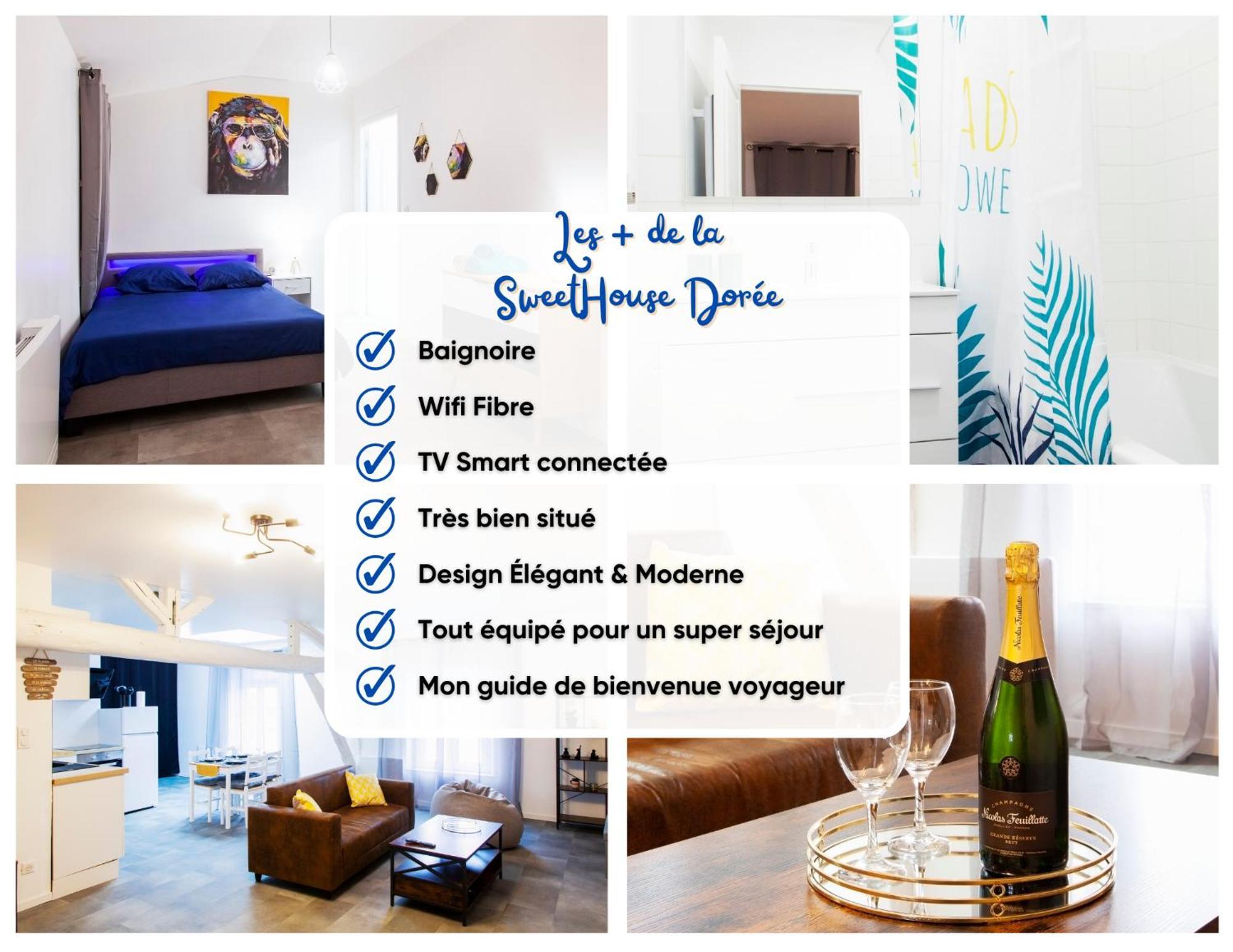La Sweet House Doree Centre Ville Wifi Tout Confort Витры-Ле-Франфоис Экстерьер фото